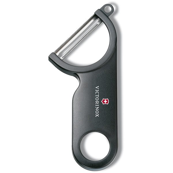 Swiss Army Brands 2024 Victorinox 43793 Kitchen Black Peelers, Victorinox Kitchen Peeler - VIC-7.6073.3