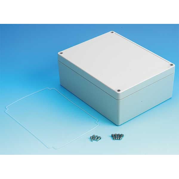 Box Enclosures Polycarbonate Electrical Enclosures, 7.32 in H, 3 in D, 5-3/4 in W, NEMA 4X - BEN-80P