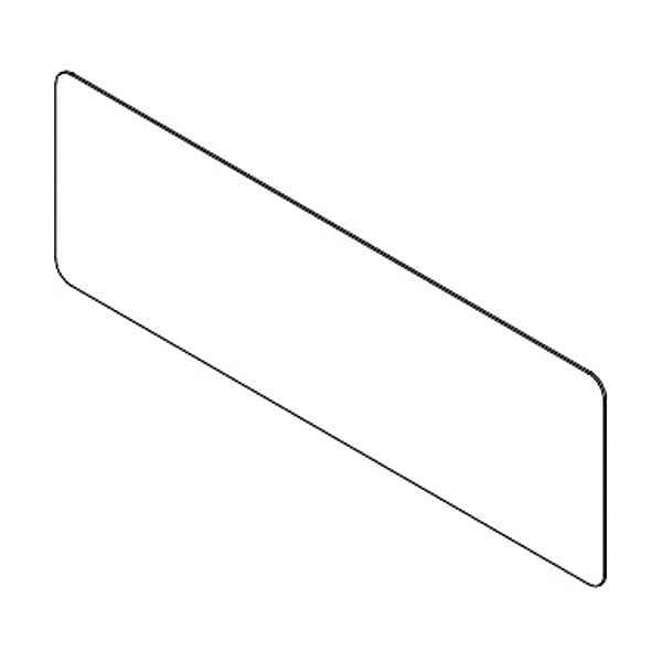 Usa Industrials Plastic Dividers w/Round Corners, PK12 - BULK-PD-681