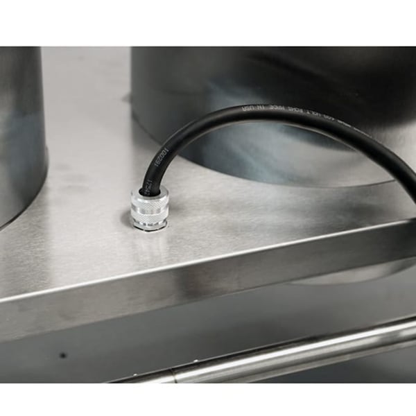 Lakeside Regular Heated Tubular 4 Stack Plate Dispenser; 5-1/8" to 5-3/4" - 8405