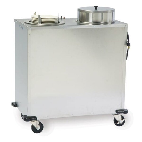 Lakeside Adjust-A-Fit Express Heat Plate Dispenser Cabinet - 4-1/4" to 7-1/2" - E917