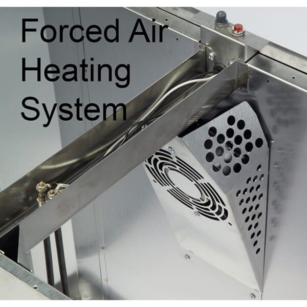 Lakeside Adjust-A-Fit Express Heat Plate Dispenser Cabinet - 4-1/4" to 7-1/2" - E917