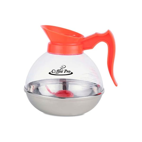 Coffee Pro Coffee Pro OGFCPU13 Unbreakable Decaf Coffee Decanter, 12-Cup/Stainless Steel/Polycarbonate - OGFCPU-13