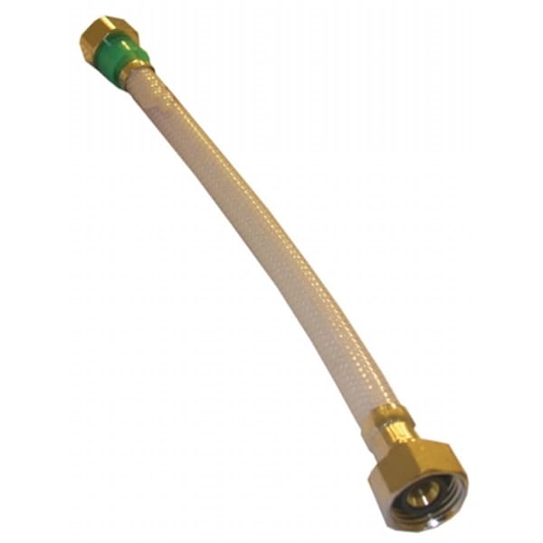 Larsen Supply Co .5 in. IPS x .5 in. IPS x 12 in. Plastic Supply Flex Hose Connect - 187645