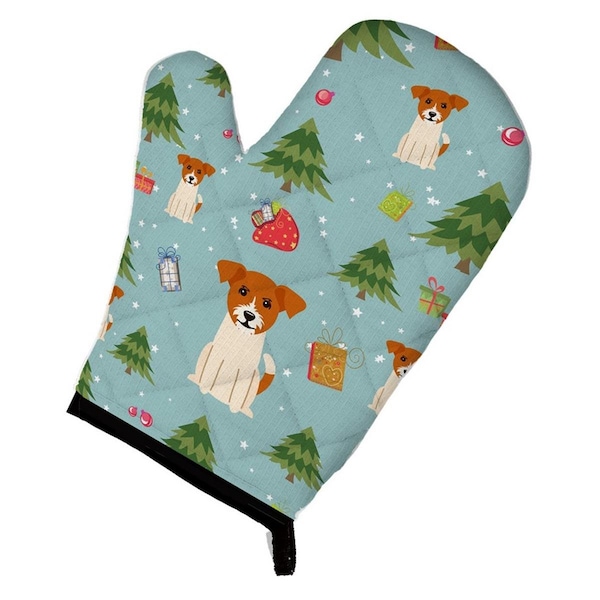 Carolines Treasures Christmas Jack Russell Terrier Oven Mitt - BB4768OVMT