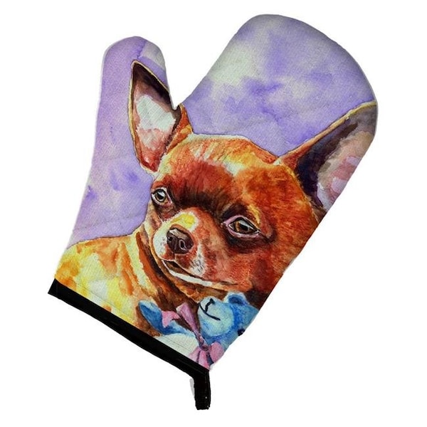 Carolines Treasures Carolines Treasures 7340OVMT Chihuahua with Teddy Bear Oven Mitt - 7340OVMT