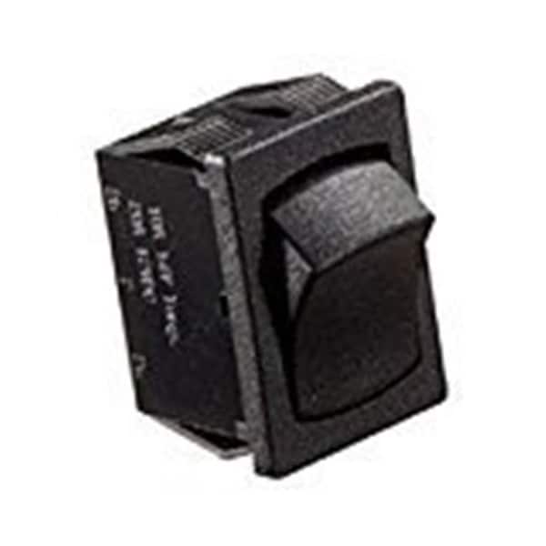 Horas extra S441 Interruptor basculante momentáneo de encendido y apagado de 5 amperios - Negro - OV786465