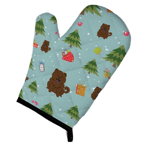 Carolines Treasures Christmas Chow Chow Chocolate Oven Mitt - BB4801OVMT