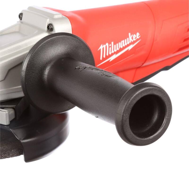 Amoladora de ángulo con interruptor de palanca y bloqueo de 11 amperes y 4-1/2 pulg. con cable de Milwaukee - 6146-30