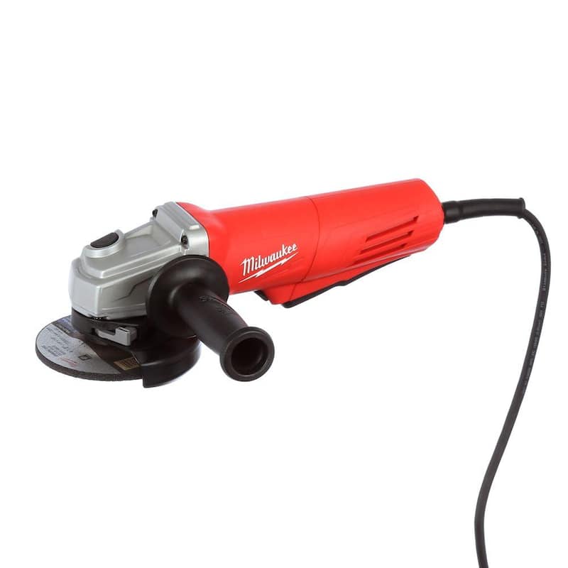 Amoladora de ángulo con interruptor de palanca y bloqueo de 11 amperes y 4-1/2 pulg. con cable de Milwaukee - 6146-30