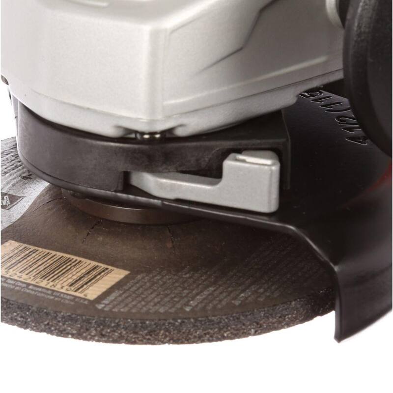 Amoladora de ángulo con interruptor de palanca y bloqueo de 11 amperes y 4-1/2 pulg. con cable de Milwaukee - 6146-30