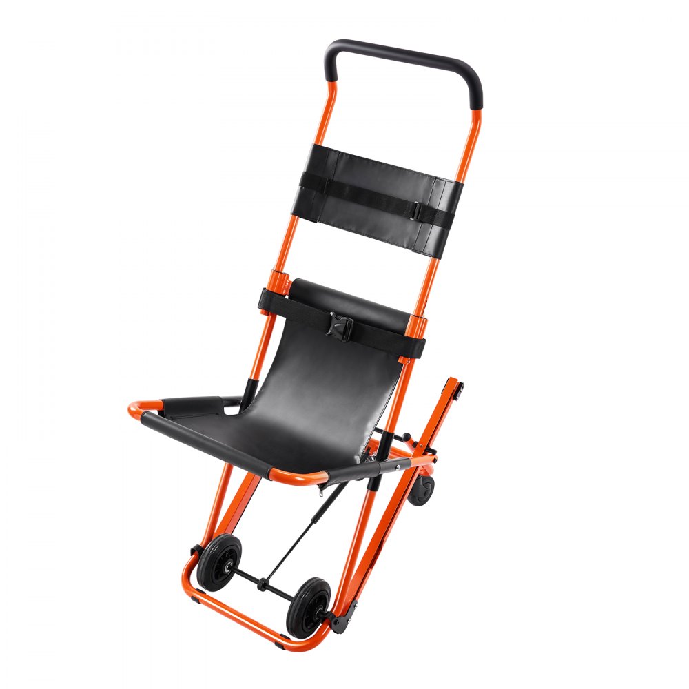 VEVOR Manual Stair Chair, 350 lbs Load Capacity, Foldable Emergency Stair Wheelchair with 4 Wheels, Portable Transport Stair Chair Ambulance Firefighter Evacuation Use for Elderly, Disabled Transfer - SDLYPLCLDS00510S6V0