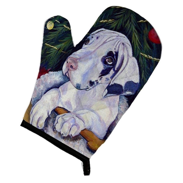 Carolines Treasures Christmas Tree with Harlequin Great Dane Oven Mitt - 7172OVMT