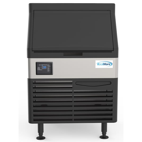 Koolmore Undercounter Ice Maker Machine, 210 lb. Full Cube Production, Air Cooled and Free Standing - CIM-210