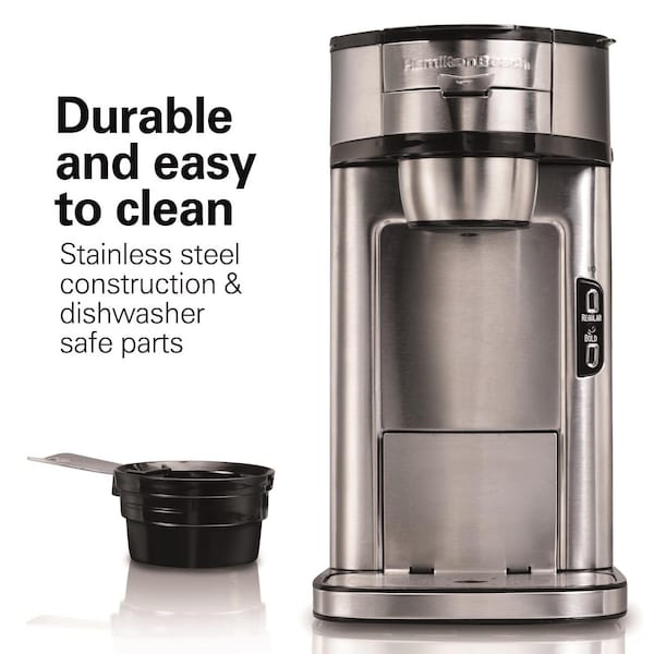 Hamilton Beach SNGL SRV COFFEE MAKR SLV - 49981R