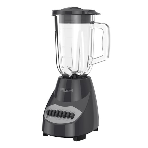 Black & Decker Gray Aluminum Blender 6 cups 10 speed - BL2013GG