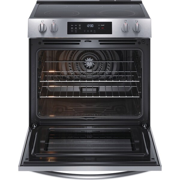 Almo Frigidaire 30-in. Front Control ADA Electric Smooth Top Range - FCFE3083AS