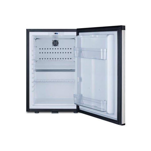 Summit Appliance Div. Summit Compact Minibar W/ Stainless Steel Door & Front Lock 15-7/8"W X 19-1/2"D X 22-1/4"H - MB26SS