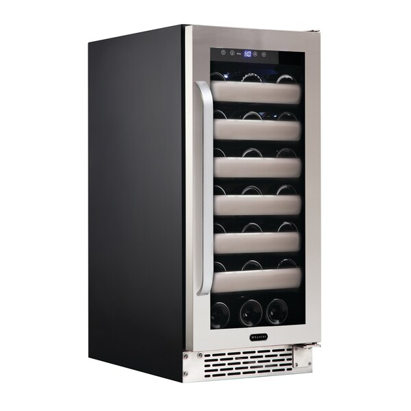 Whynter Seamless Stainless Steel Door Single Zone Built-in Wine Refrigerator - BWR-331SL