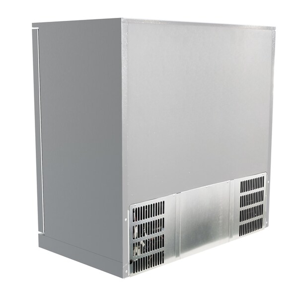 Koolmore 2 Door Stainless Steel Back Bar Cooler Counter Height Glass Door Refrigerator with LED Lighting - BC-2DSW-SS