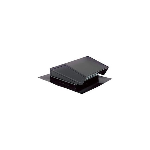 Broan-Nutone Broan 4510.40 Steel Roof Cap for 6 in. Round Ducting with Backdraft Damper - Black - 4510.4
