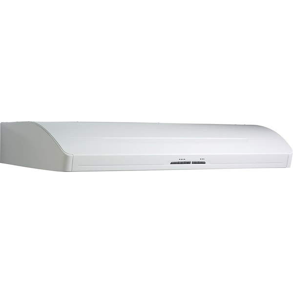 Almo ELITE 36-in. Under Cabinet Range Hood with 600 CFM Blower and Dual 50W Halogen Lights - E66136WH