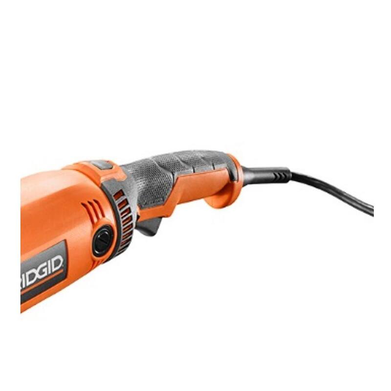 Amoladora angular con mango giratorio de 7 pulgadas y cable de 15 amperes RIDGID - R10202
