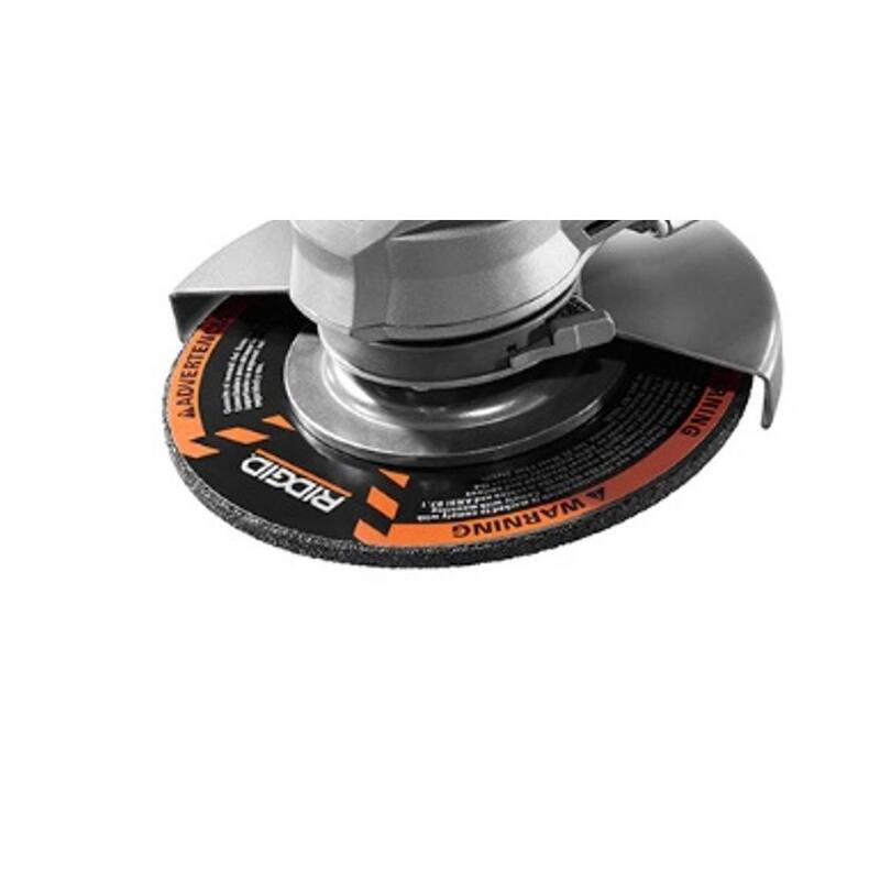 Amoladora angular con mango giratorio de 7 pulgadas y cable de 15 amperes RIDGID - R10202