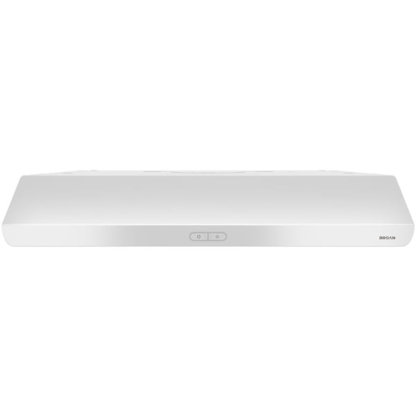 Almo Sahale 30-in Convertible Under-Cabinet Range Hood with LED Lighting in White - BKDB136WW