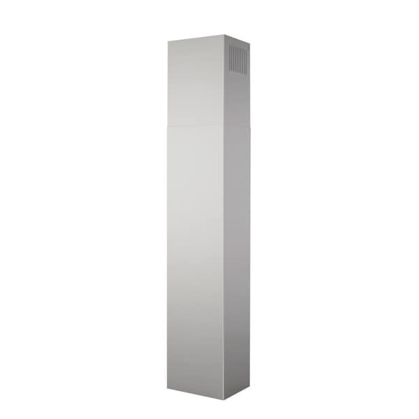 Almo EW48 Series Ceiling Mount Ductless Flue Extension in White for Chimney Range Hood - Energy Star - AEEW48WH