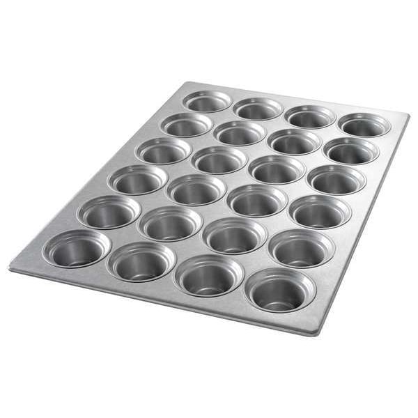 Chicago Metallic Large Crown Muffin Pan, 24 Moulds - 43026