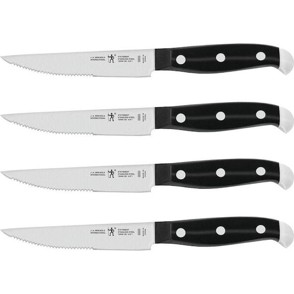 Henckels International Statement Series Steak Knife Set, Stainless Steel Blade - 13549-000