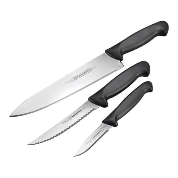 Tramontina Tramontina 80020-505 Stainless Steel Kitchen Knife Set  3 Piece - 6067904