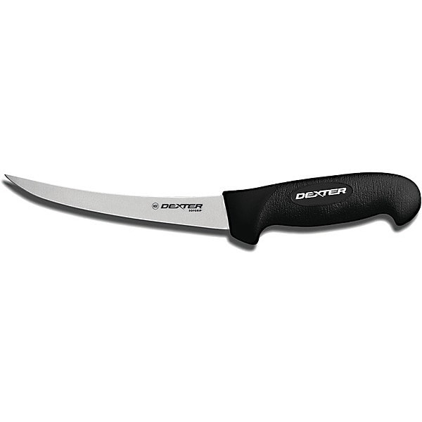 Dexter Russell Nar Curved Boning Knife, Black Hdl 6 In - 24003B
