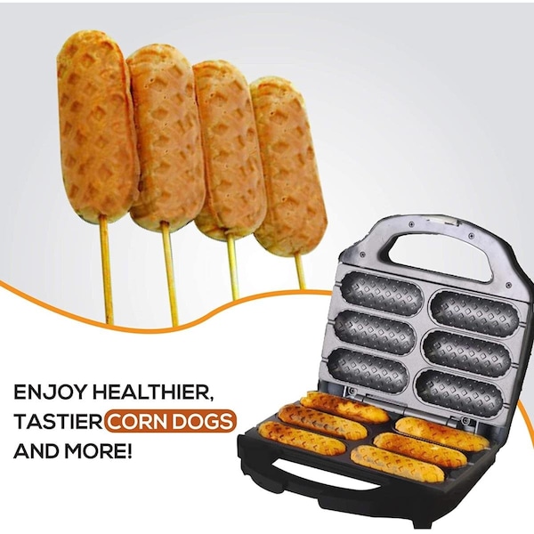 J-Jati Waffle Corn Dog Maker Hot Dog Presser Maker Waffle Stick Maker Hot Dog Maker - J-308267