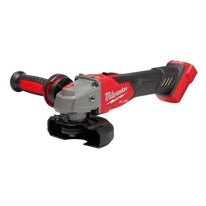 Amoladora inalámbrica Milwaukee M18 FUEL 18V de 4-1/2 in./5 in. con velocidad variable y interruptor deslizante de iones de litio sin escobillas (Herramienta solamente) - 2889-20