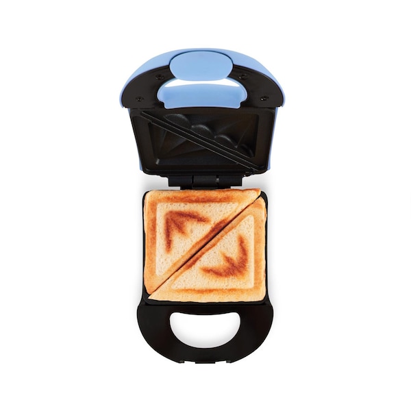 Rise By Dash 7.8 in. L X 6.2 in. W Metal Nonstick Surface Sky Blue Sandwich Grill - RPM100GBSK06