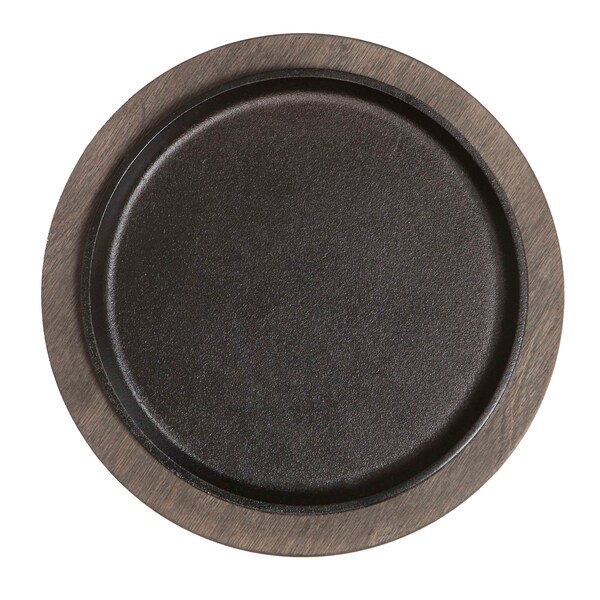 Lodge Lodge Round Wood Walnut Stain Underliner, PK6 - U7RP