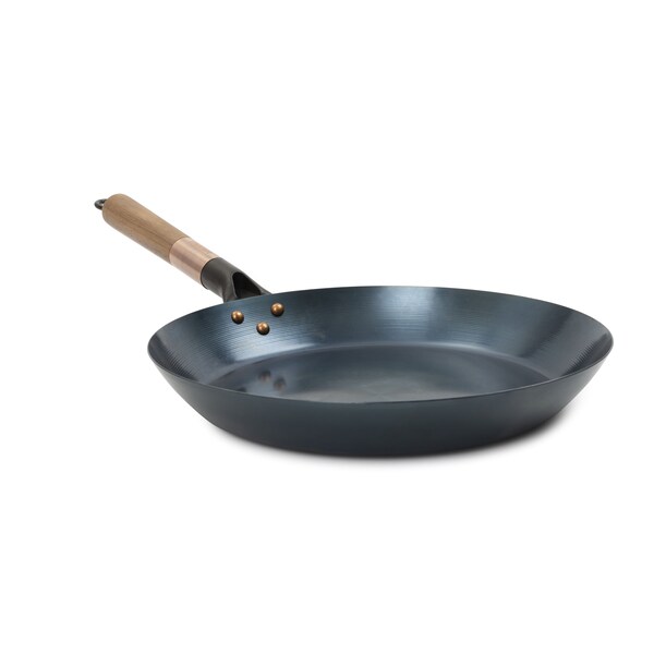 Barebones Living Blue Carbon Steel Skillet - 12in - CKW-420