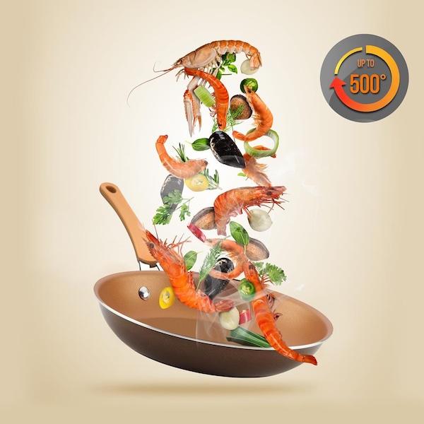 Nutrichef Medium Fry Pan Work With Nccw14S20S - PRTNCCW14SMFP
