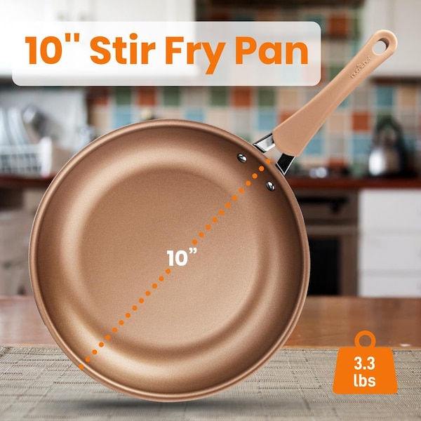 Nutrichef Medium Fry Pan Work With Nccw14S20S - PRTNCCW14SMFP