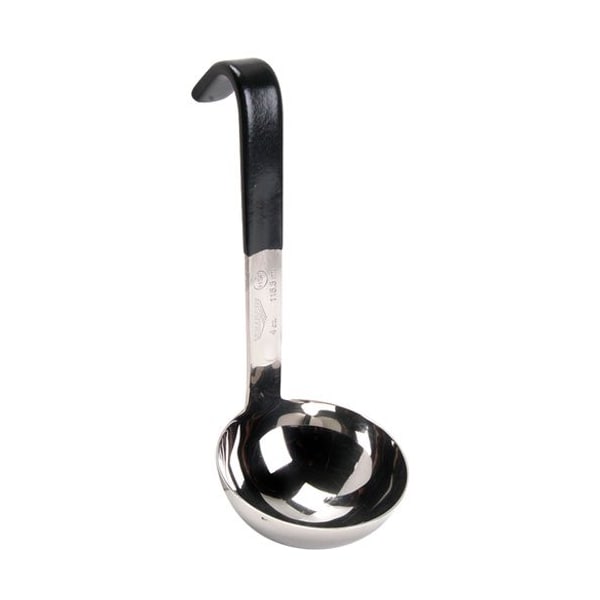 Vollrath/Idea-Medalie LADLE, 4 OZ, S/S, BLACK, 6"HDL for Vollrath/Idea-Medalie - 4970420