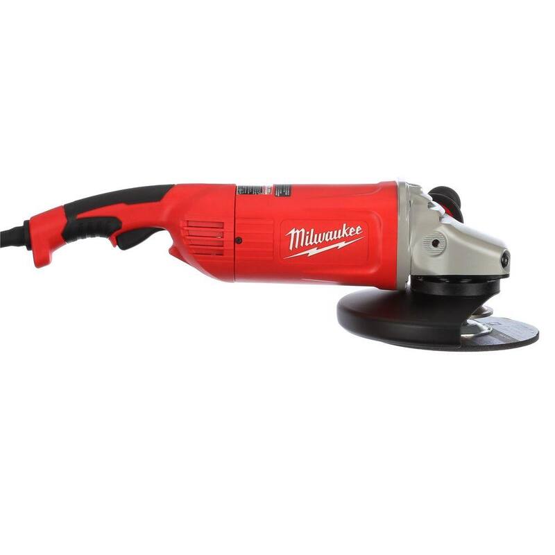 Milwaukee 15 Amperios 7/9 pulgadas Amoladora Angular Grande con Interruptor de Bloqueo de Gatillo - 6088-30