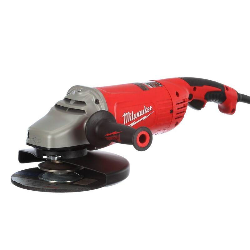 Milwaukee 15 Amperios 7/9 pulgadas Amoladora Angular Grande con Interruptor de Bloqueo de Gatillo - 6088-30