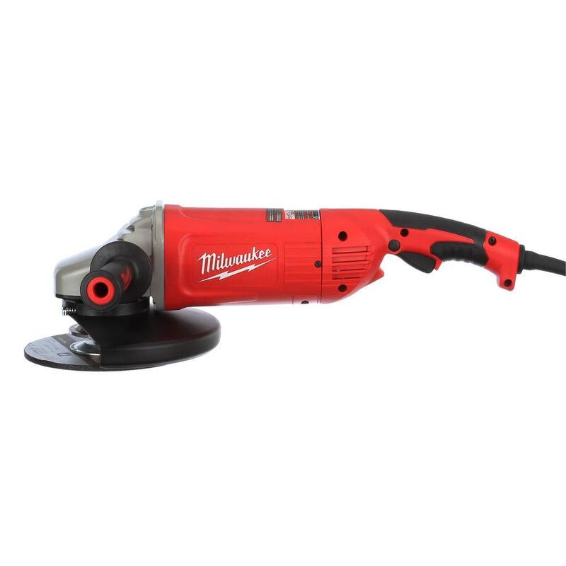 Milwaukee 15 Amperios 7/9 pulgadas Amoladora Angular Grande con Interruptor de Bloqueo de Gatillo - 6088-30