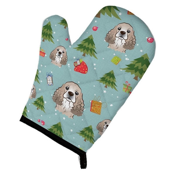 Carolines Treasures Christmas Cocker Spaniel Oven Mitt - BB5005OVMT