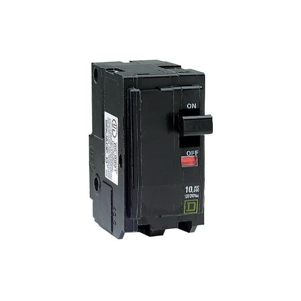 Square D Miniature Circuit Breaker, QO Series, 40A, 2 Pole, 120/240V AC, 10kA at 120/240V AC - QO240CP
