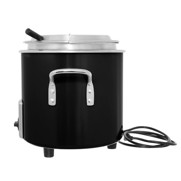 Vollrath Co VollrathÂ Retro Stock Pot Kettle Rethermalizer, , 7 Quart, Black Black Finish - 7217760