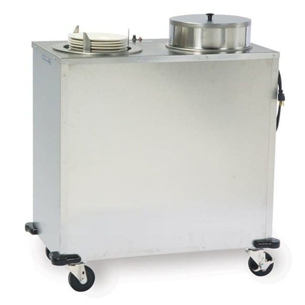 Lakeside Adjust-A-Fit Express Heat Plate Dispenser Cabinet - 6-1/2" to 9-3/4" - E927