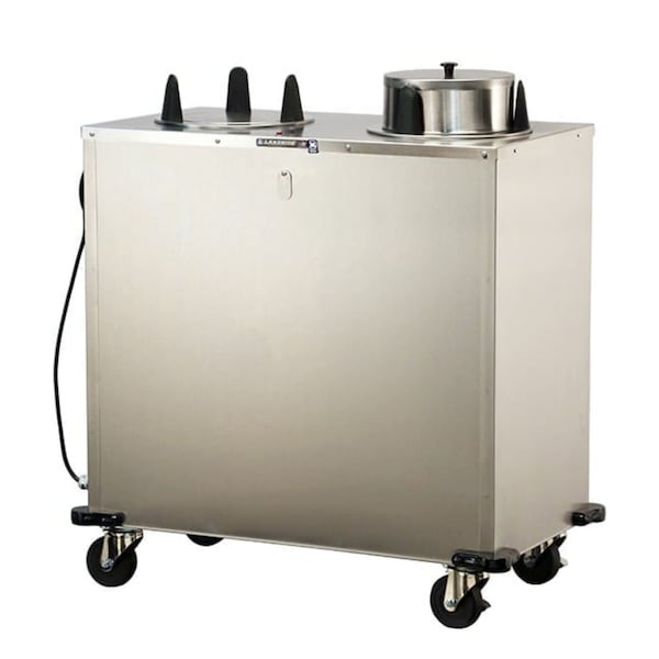 Lakeside Regular Express Heat Plate Dispenser Cabinet- 5-1/8" to 5-3/4" - E6205